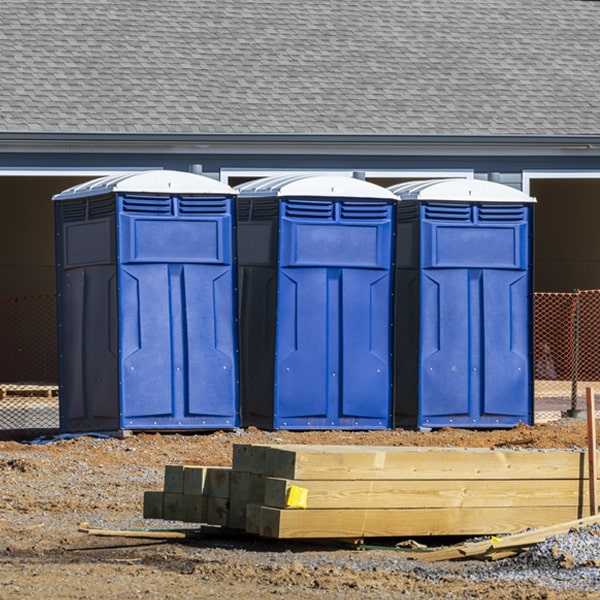 what is the cost difference between standard and deluxe portable toilet rentals in Latham IL